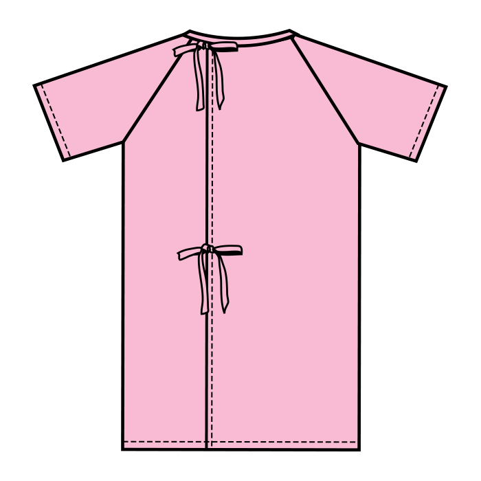#201 Patient Gown w/ties 